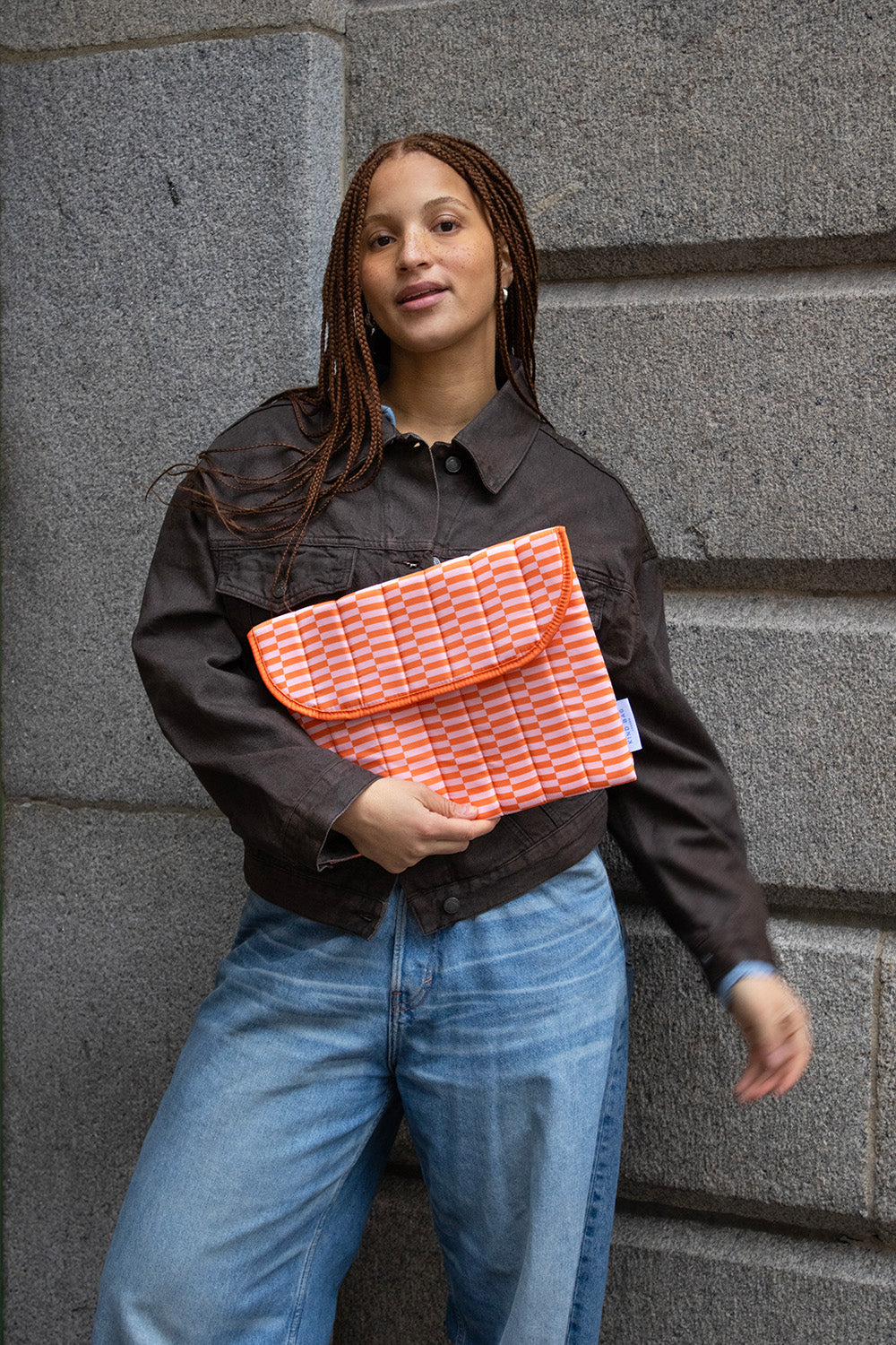 Kind Bag Laptop Sleeve - Orange & Pink
