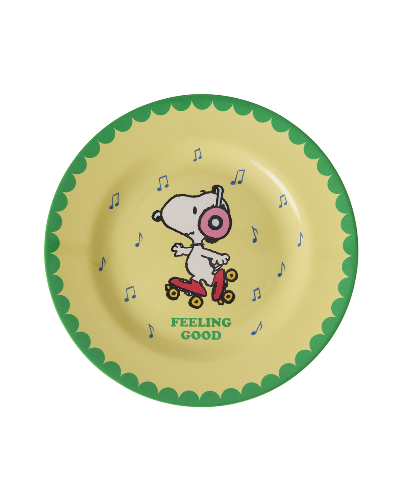 Snoopy Plate Yellow
