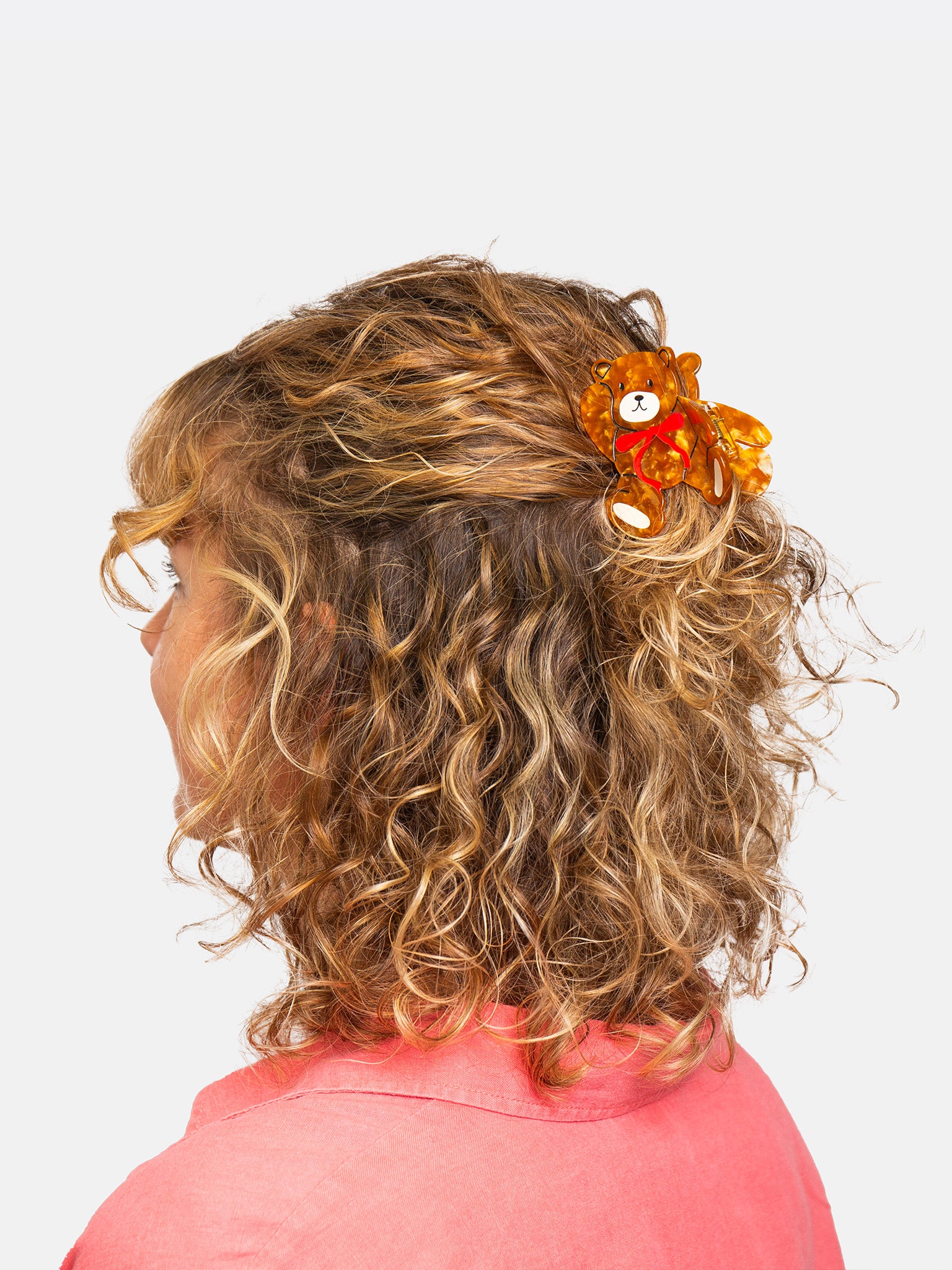 Teddy Bear Hair Claw