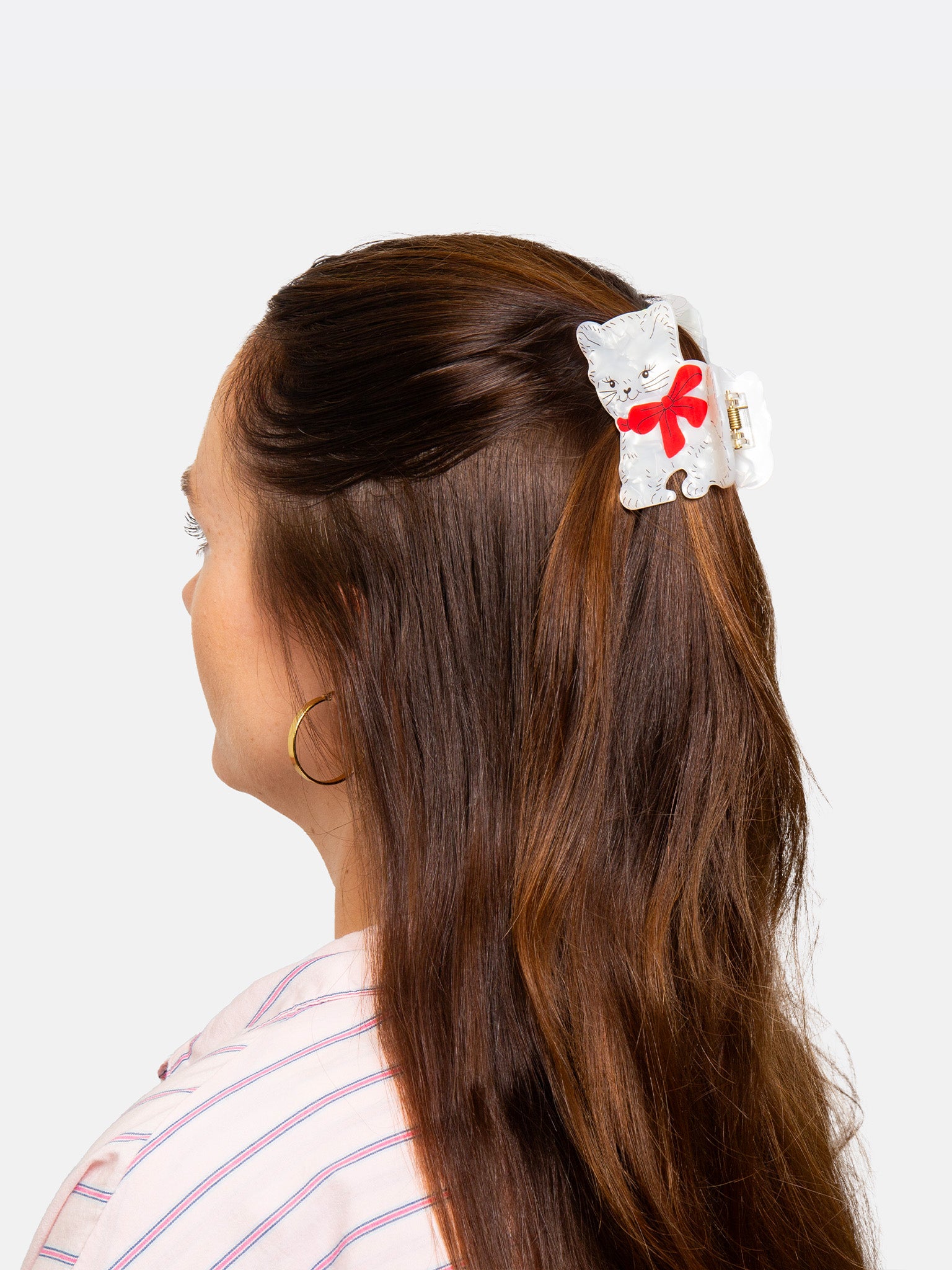 Vintage Cat Hair Claw Clip