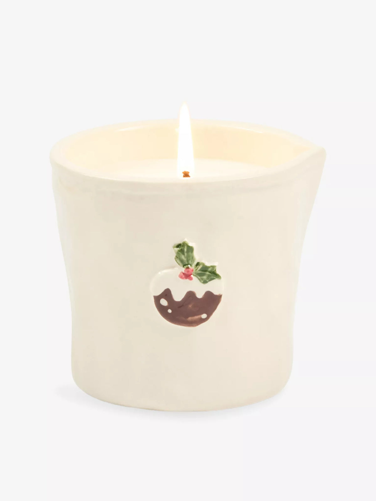 Bistro Ceramic Candle - Christmas Pudding