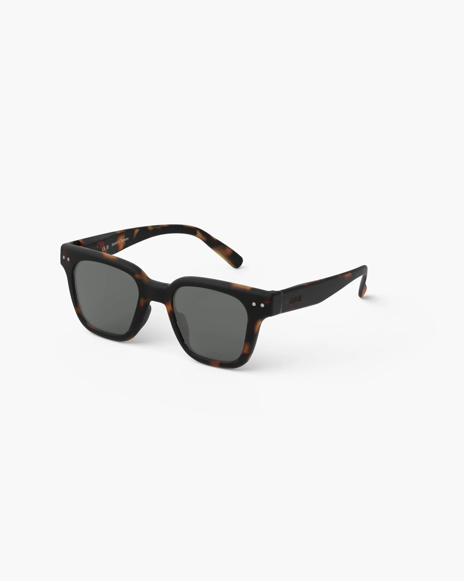 IZIPIZI Junior Road tortoise sunglasses ages 7–11 — side view