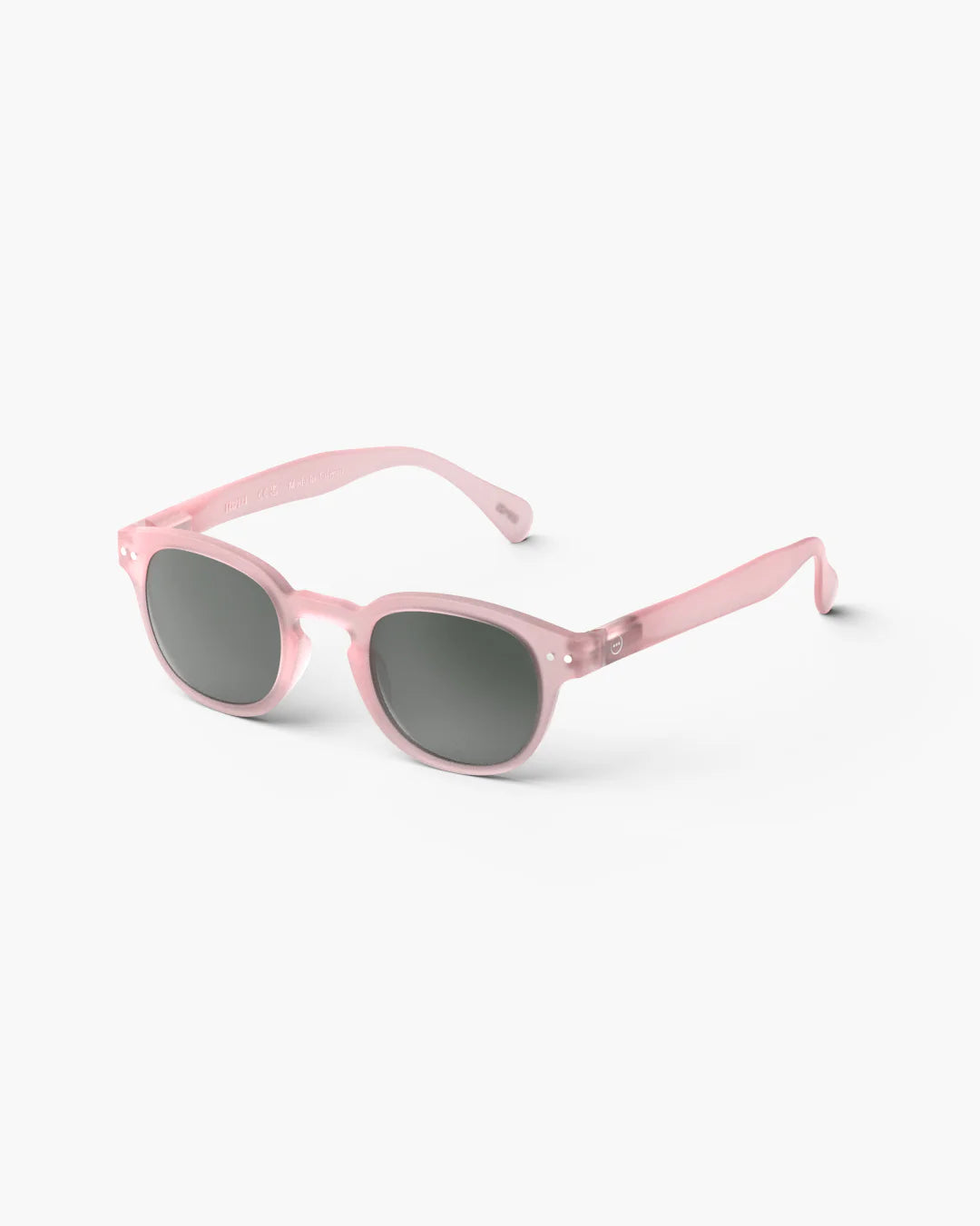 IZIPIZI #C pink sunglasses — side view