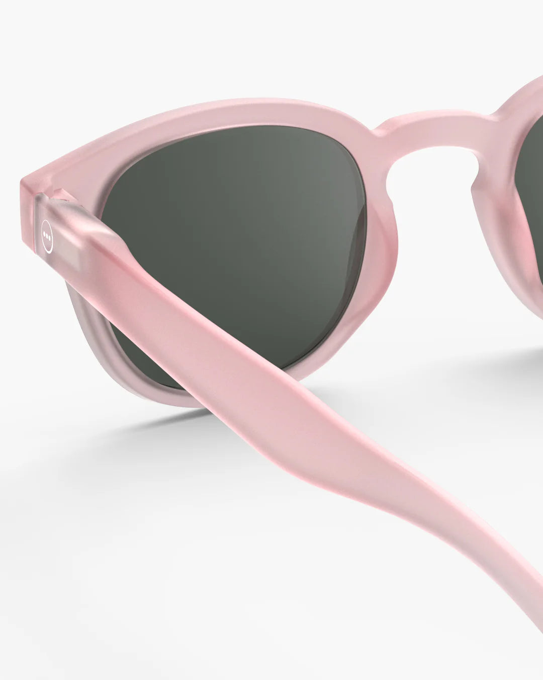 IZIPIZI #C pink sunglasses — angle view