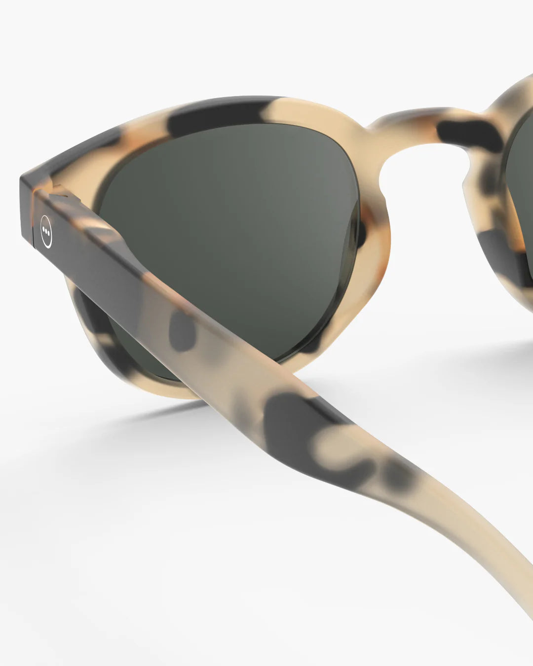IZIPIZI #C tortoise sunglasses — angle view