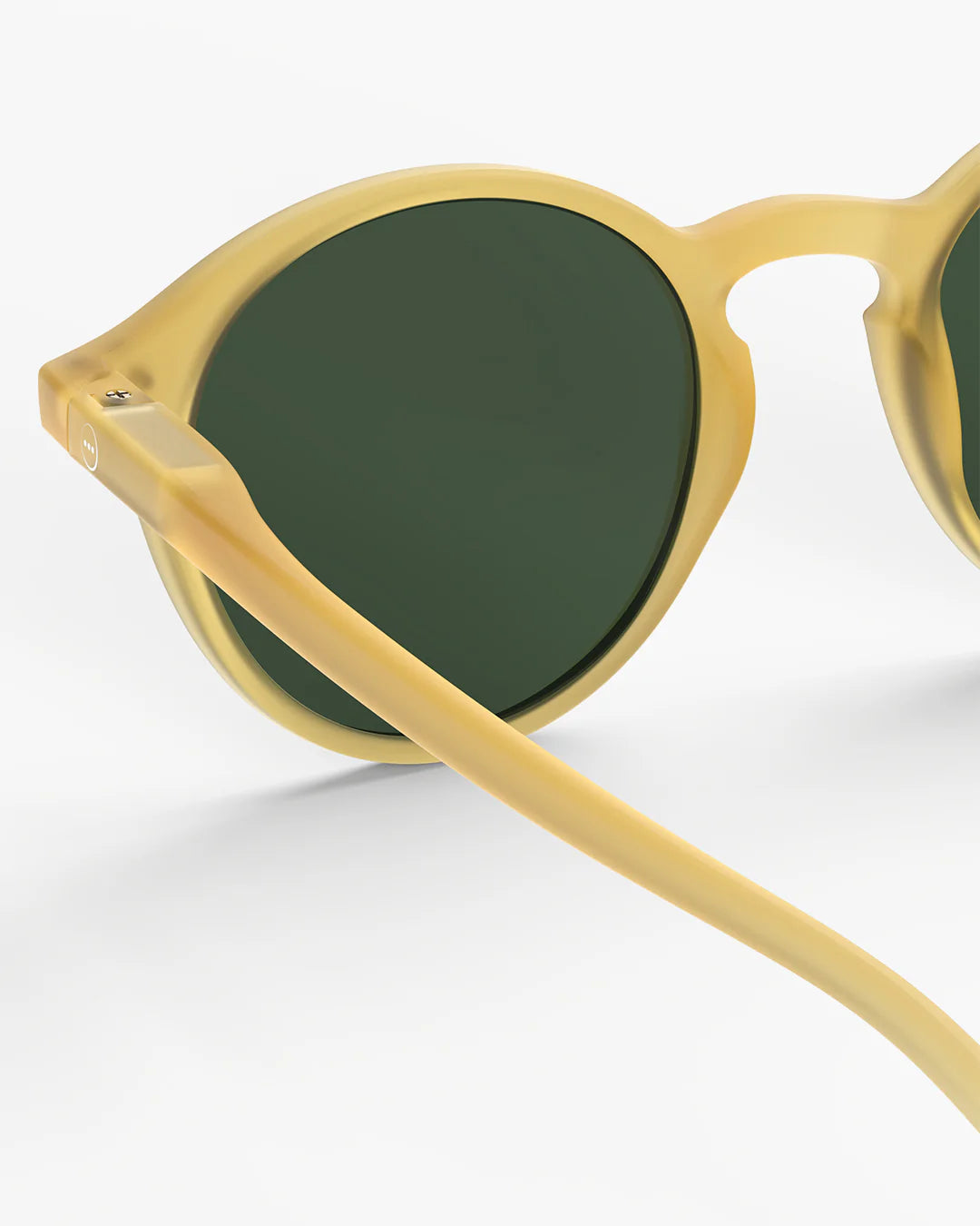 IZIPIZI #D yellow honey sunglasses — angle view