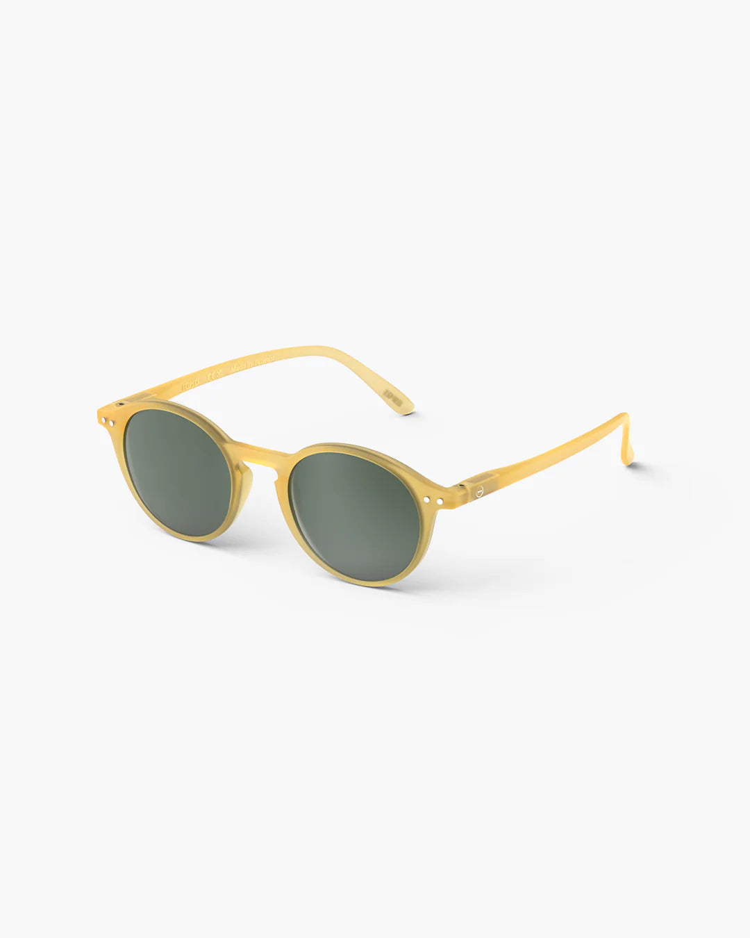 IZIPIZI #D yellow honey sunglasses — side view