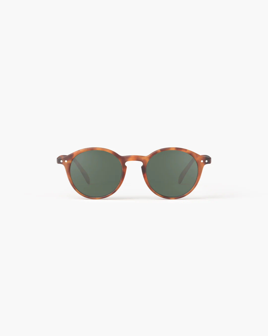IZIPIZI #D square sunglasses in havane tortoise — front view