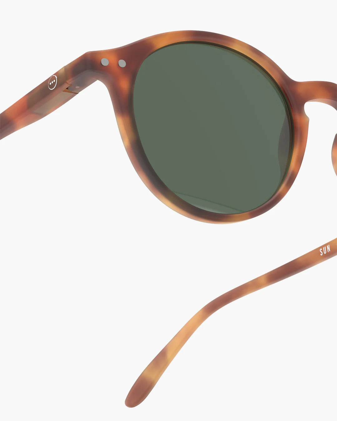 IZIPIZI #D havane sunglasses — three-quarter view