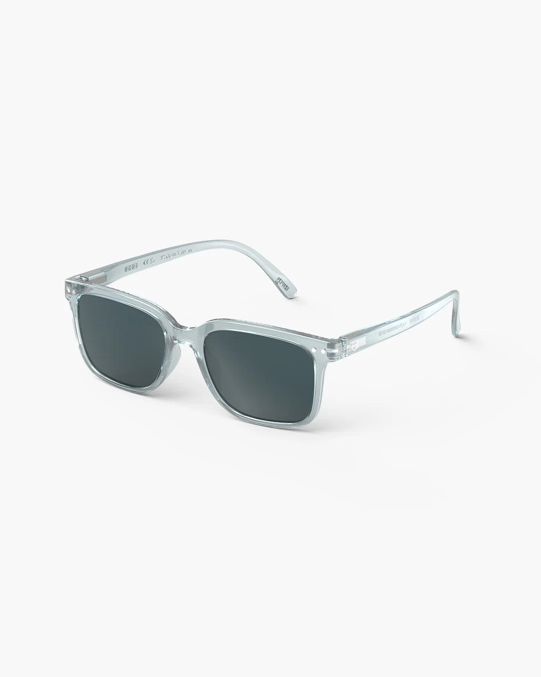 IZIPIZI #L frozen blue sunglasses — side view