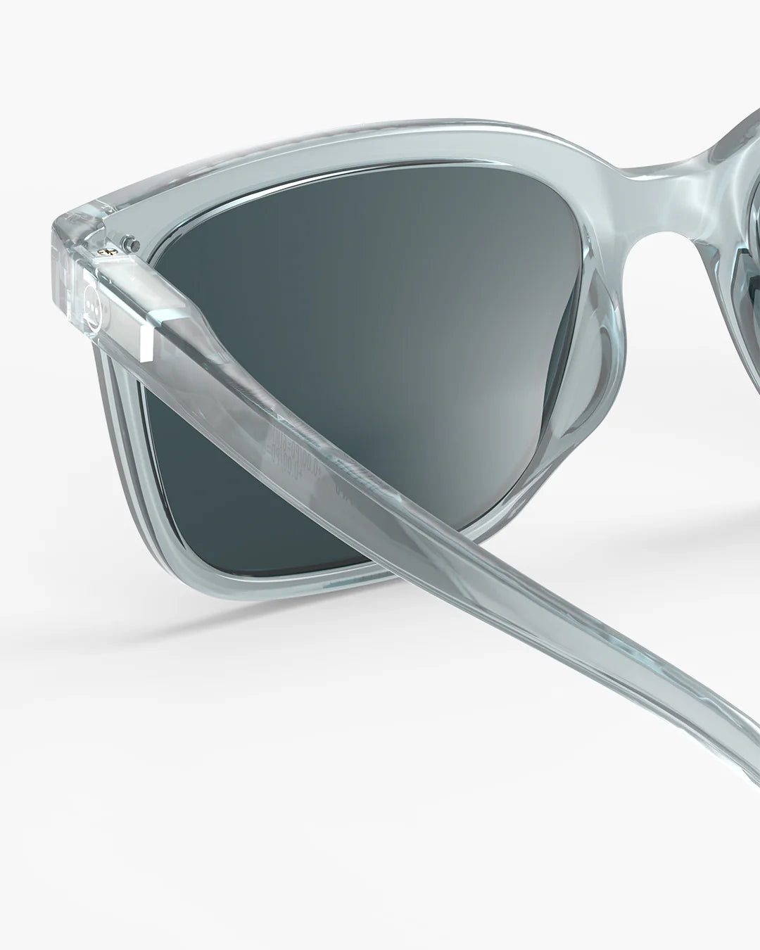 IZIPIZI #L frozen blue sunglasses — angle view