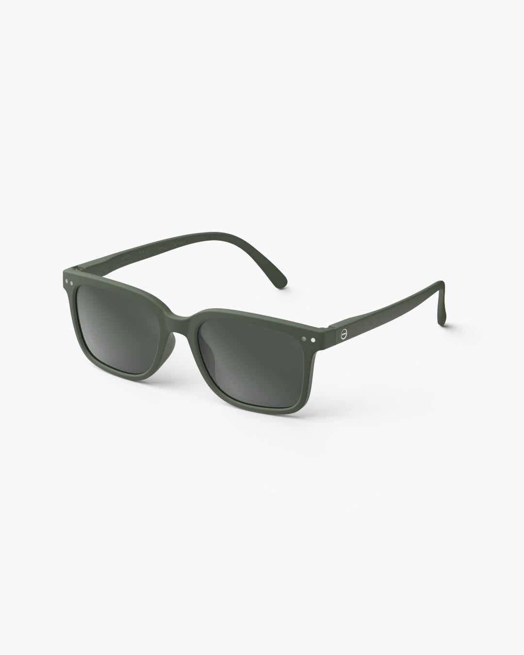 IZIPIZI #L khaki green sunglasses — side view