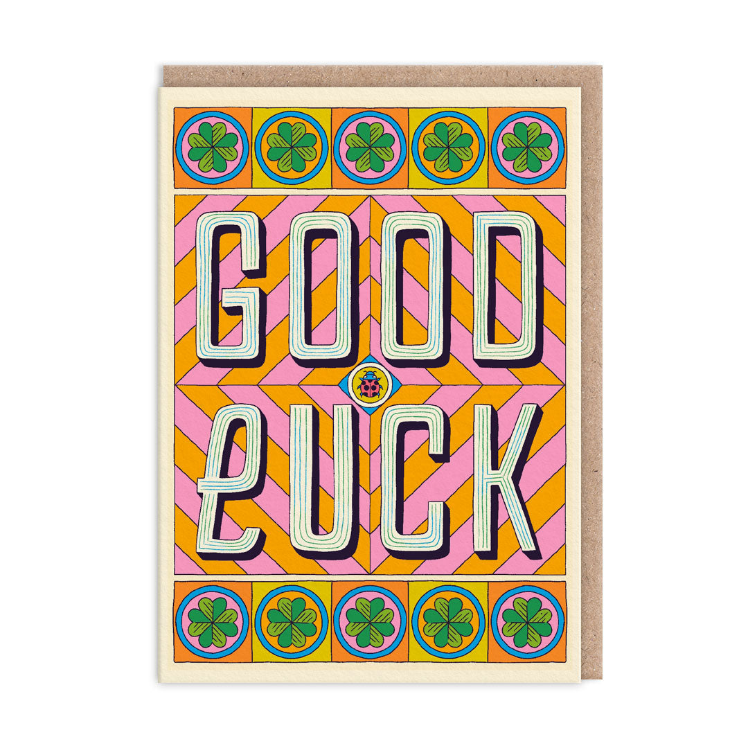 Good Luck Clover Card
