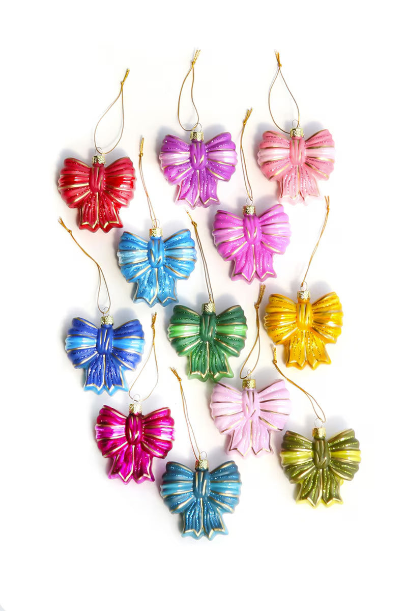 Ribbon and Bows Christmas - Assorted Colours - bauble Cody Foster Modern Love Store Glasgow