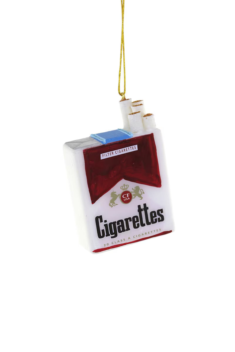Pack of Cigarettes Christmas Bauble - Christmas Decoration Cody Foster Modern Love Store Glasgow