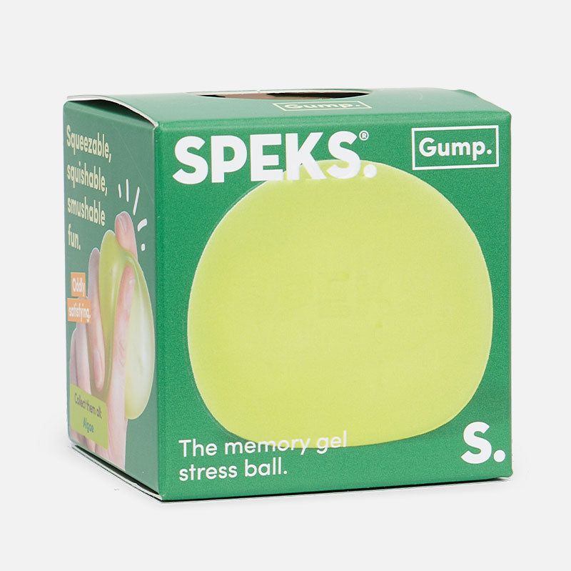 Speks Gump Original in Algae in its packaging