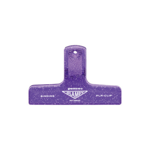 Hightide Penco Clampy binder clip in glitter purple