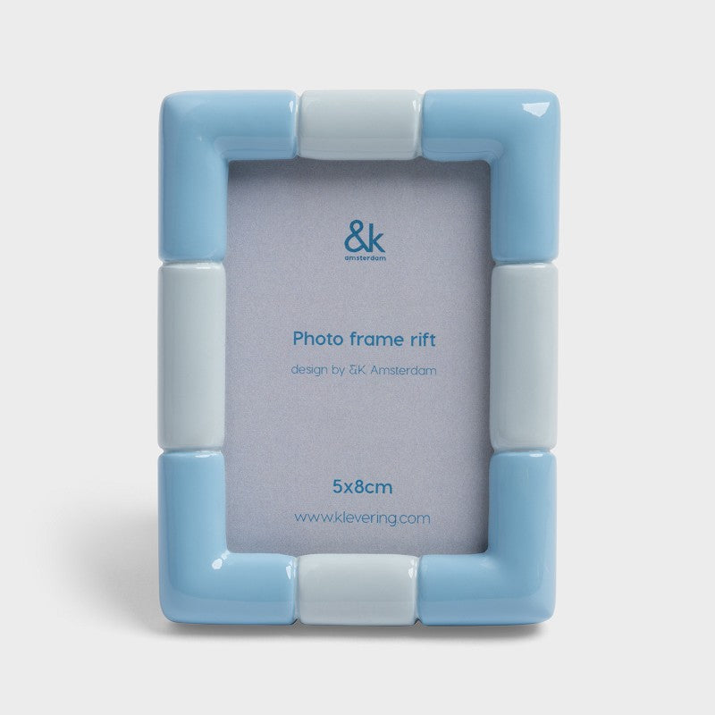 &K Amsterdam Photo Frame Ice Blue