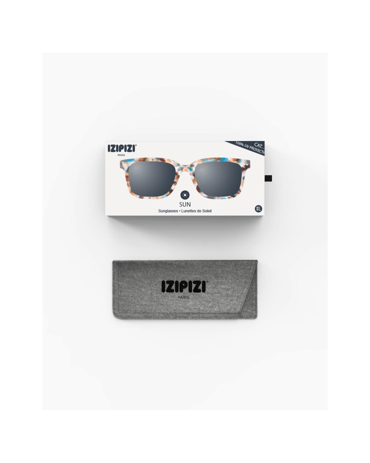 IZIPIZI #L Sunglasses — Blue Tortoise