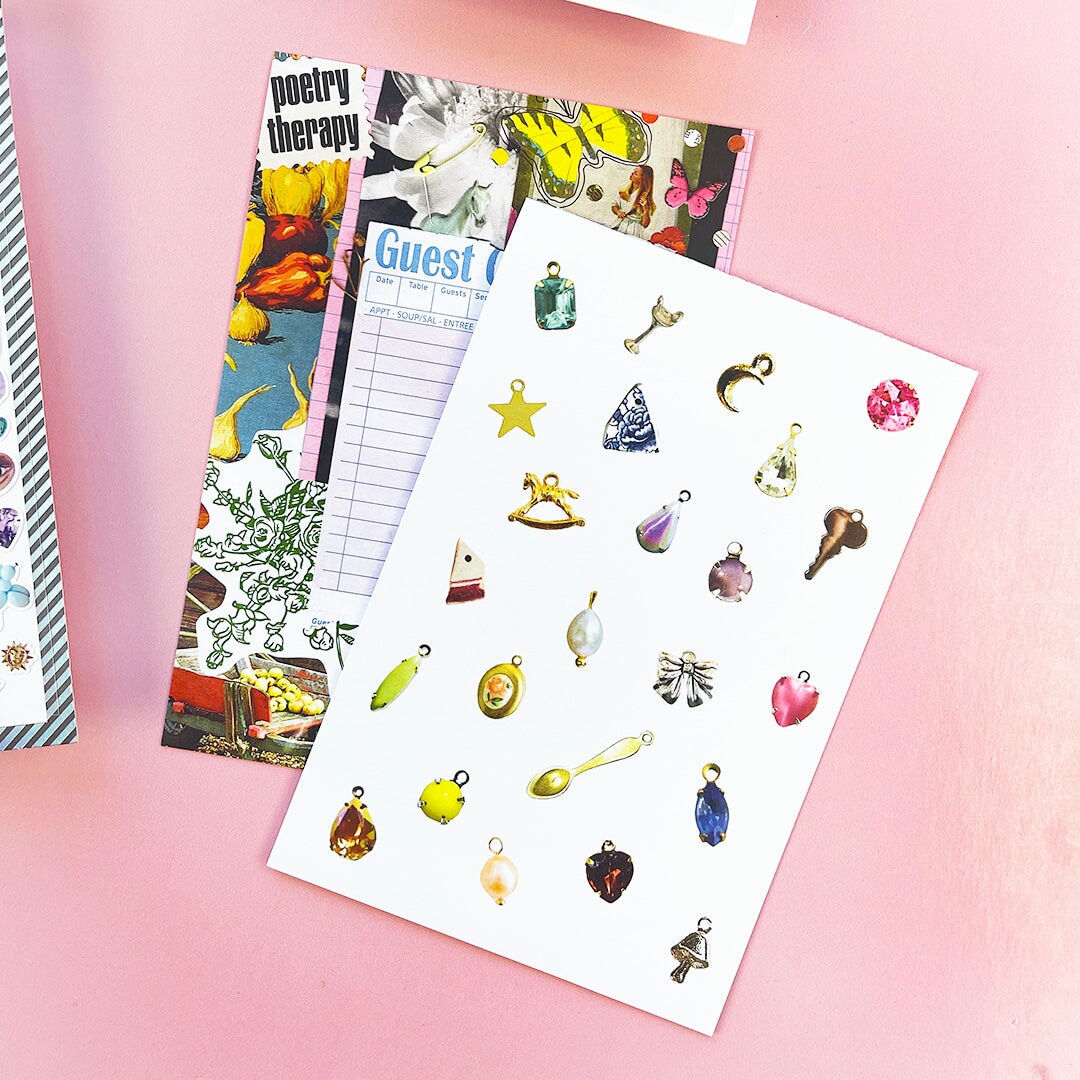 Daydreams sticker postcard book postcards