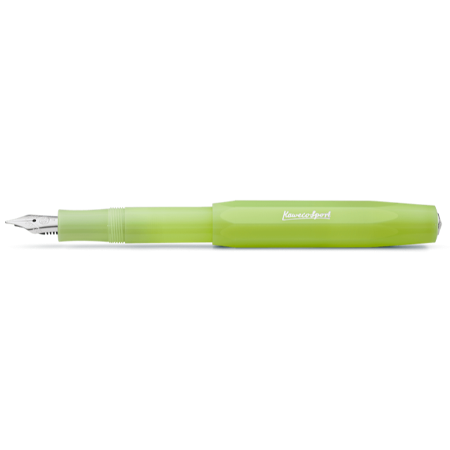 Kaweco Frosted Sport fountain pen in Fine Lime