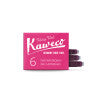 Kaweco Ruby Red ink cartridges, pack of 6