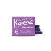 Kaweco Summer Purple ink cartridges, pack of 6, open pack detail
