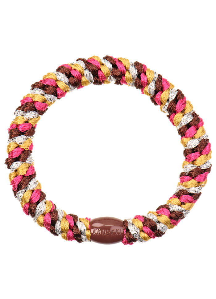 KKNEKKI Mix Pink Mustard Glitter Hair Bobble