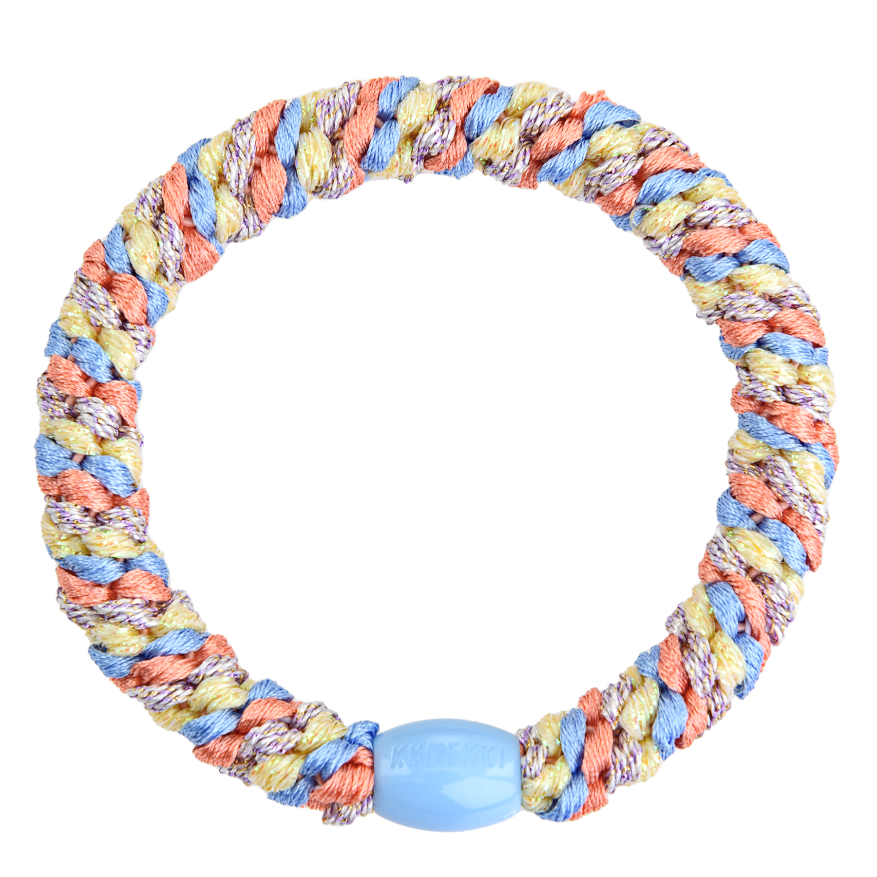 KKNEKKI Yellow Blue Peach Hair Bobble