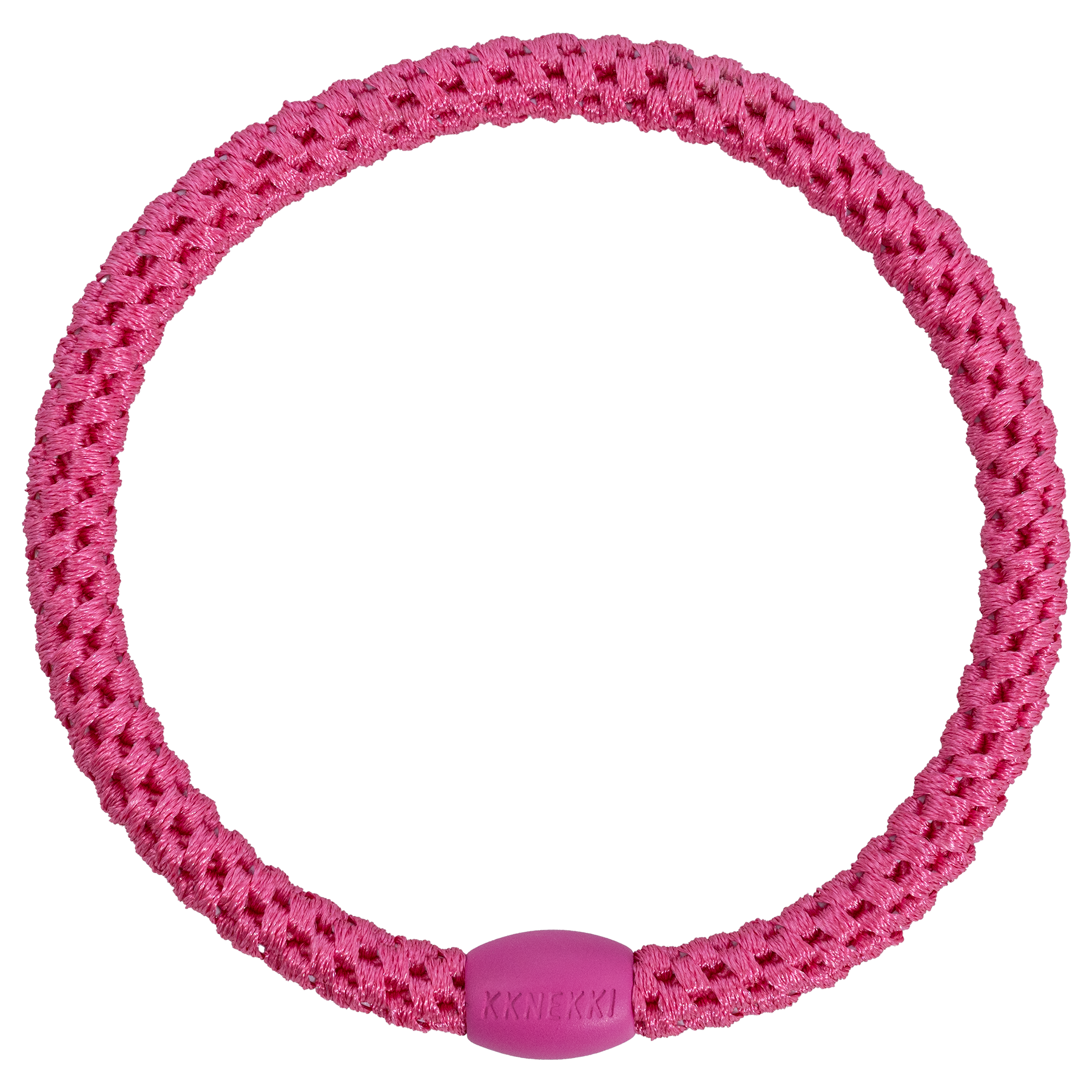 KKNEKKI Slim Pink Hair Bobble