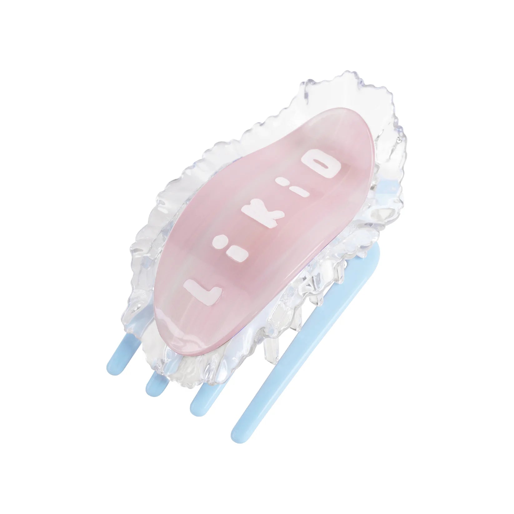 Likio 3D Lace Icing Shell Flat Claw – Pastel Veil