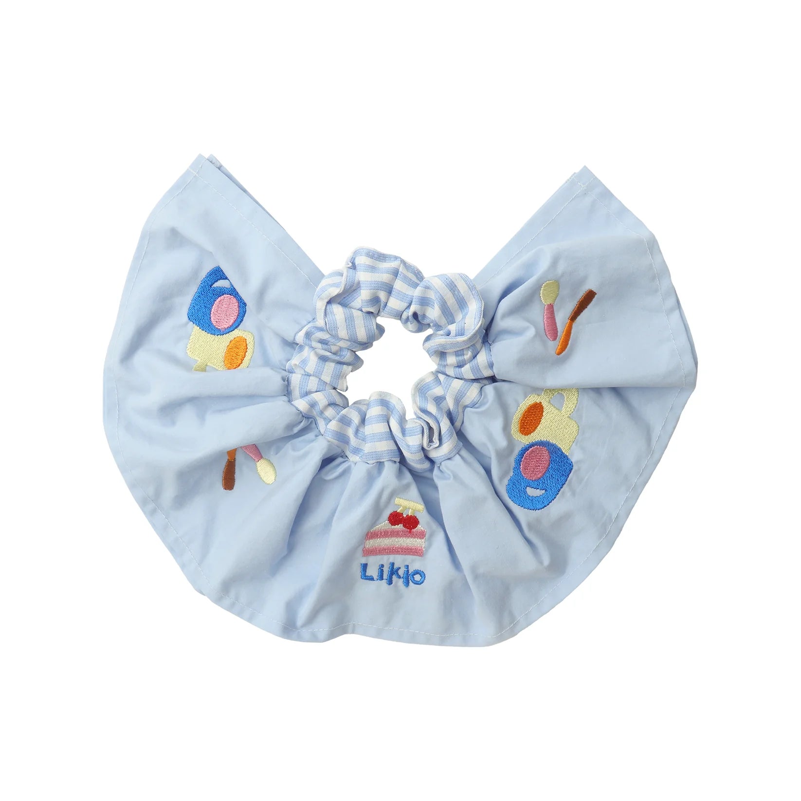 Likio Kitchen Skirt Scrunchie – Sea Salt Pale Blue