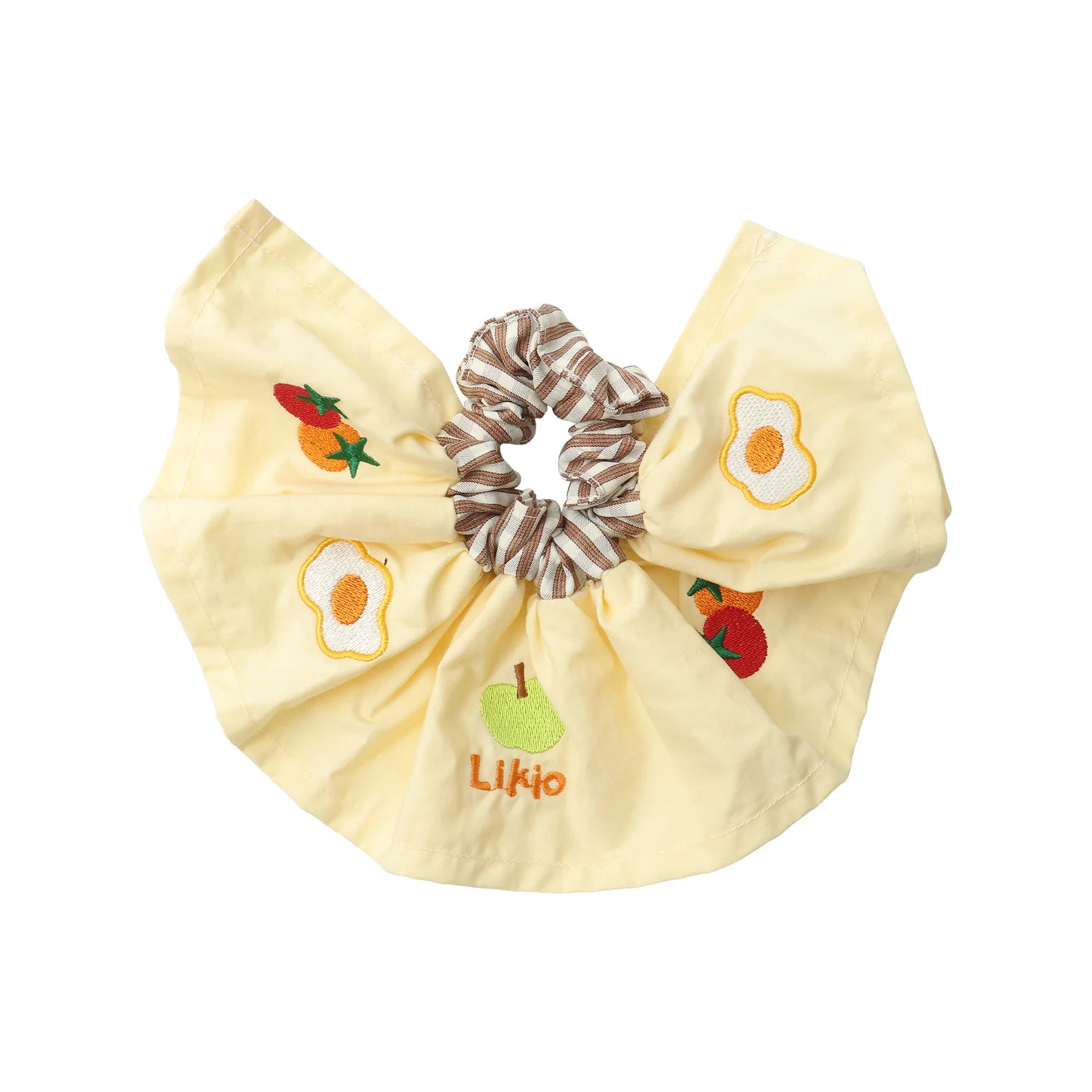 Likio Kitchen Skirt Scrunchie – Almond Custard