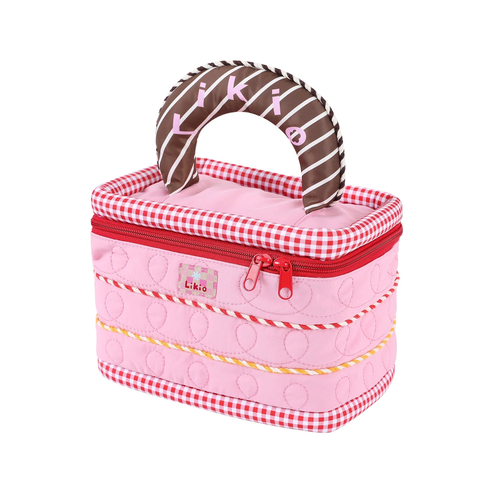 Likio Doodle Birthday Cake Makeup Bag – Berry Coffee