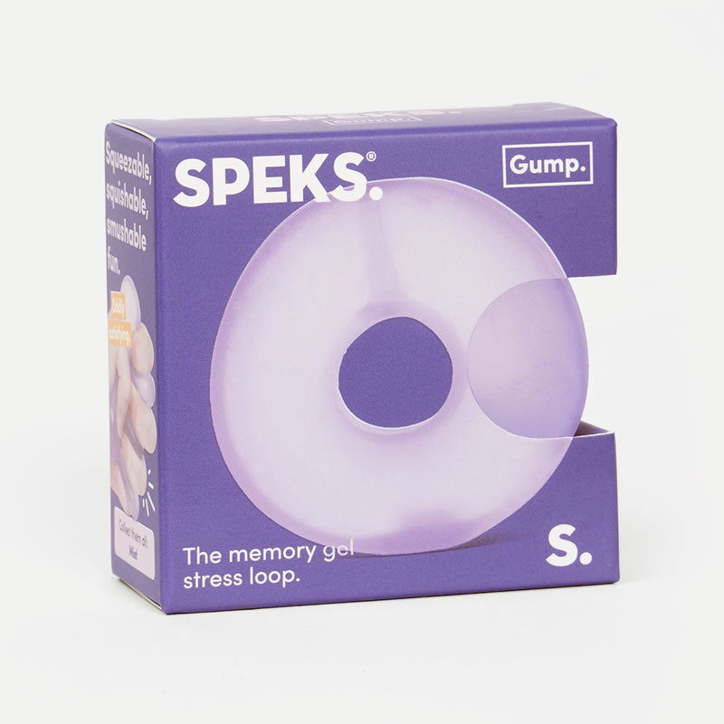 Speks Gump Loop in Mist in its box