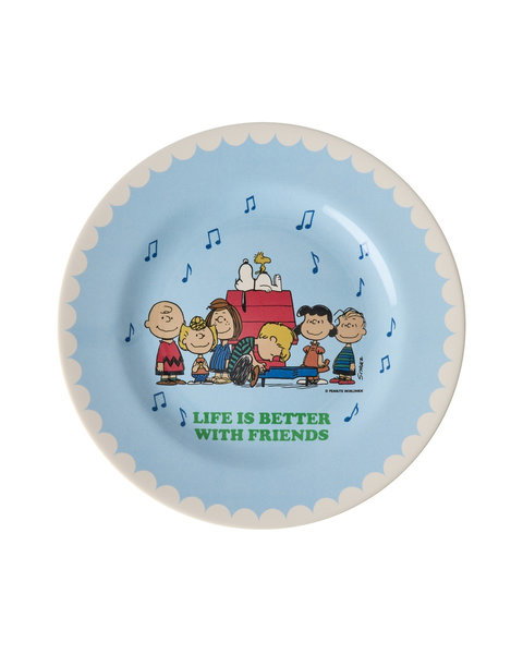 Snoopy Plate Blue