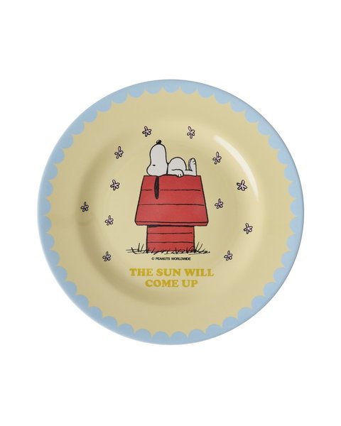 Snoopy Plate Cream