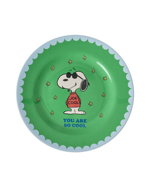 Snoopy Plate Green
