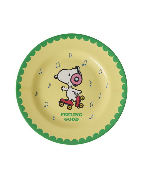 Snoopy Plate Yellow