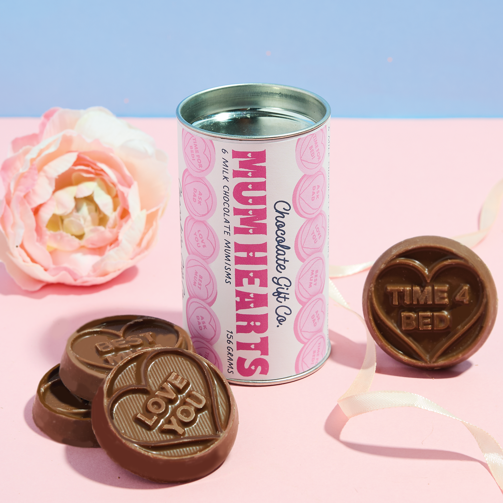 Love You Mum Hearts | Chocolate Gift Company