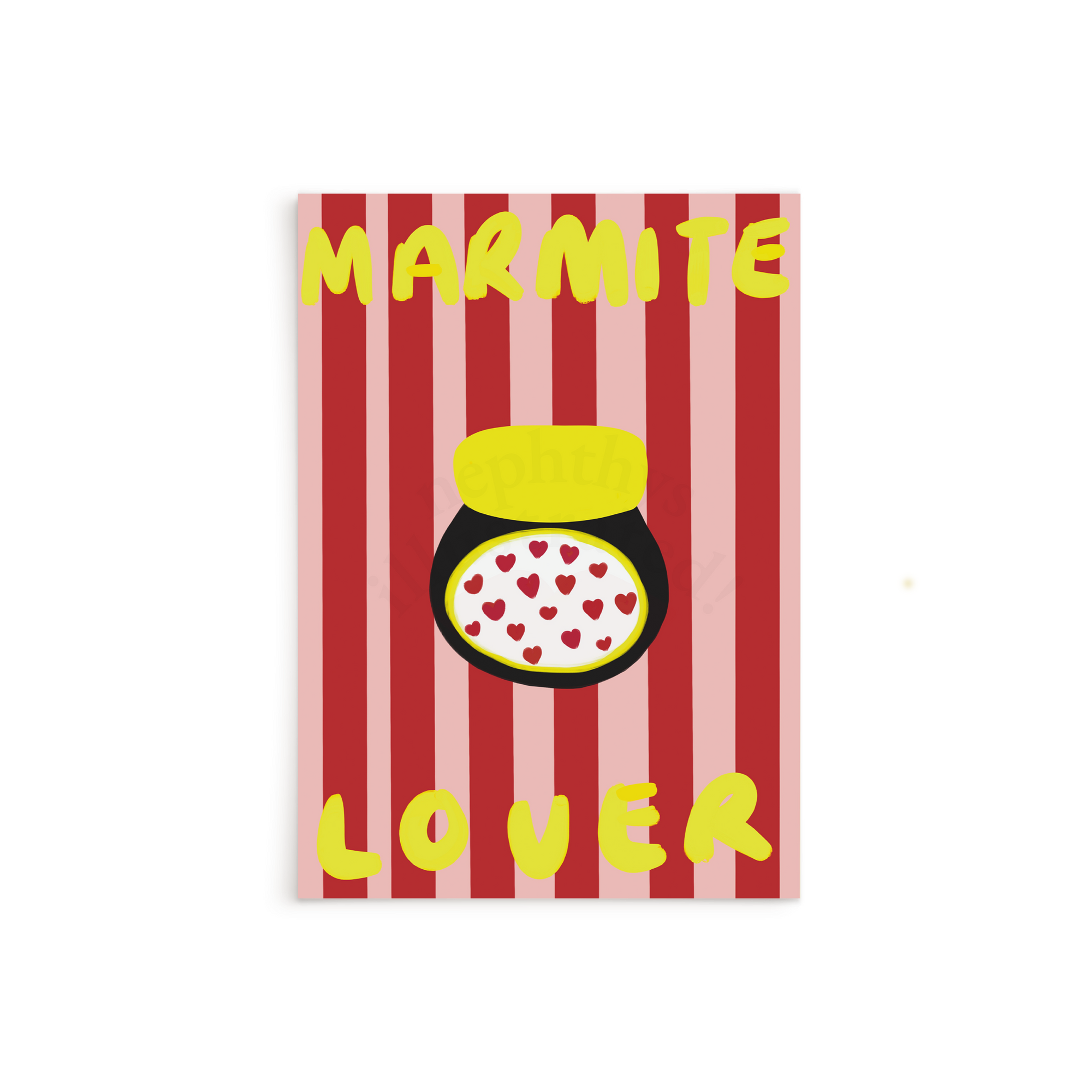 Marmite Lover Print