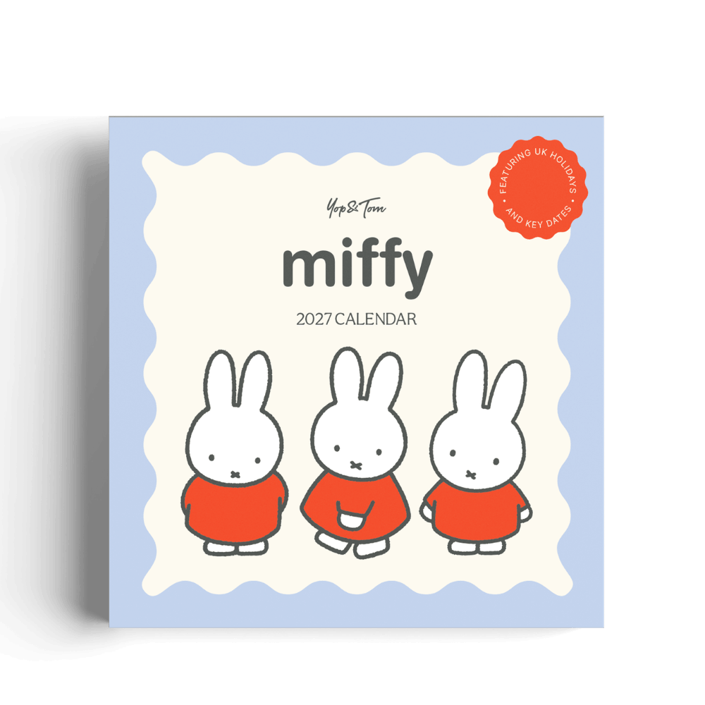 Miffy 2027 square wall calendar, Studio Edition