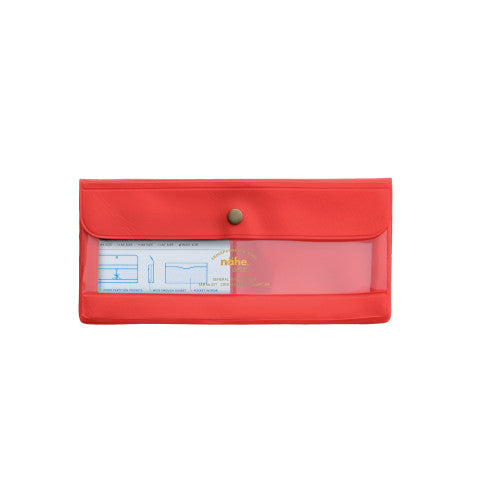 Hightide Nahe wide General Purpose Case with clear front in red