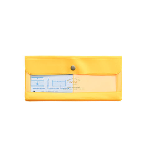 Hightide Nahe wide General Purpose Case with clear front in yellow
