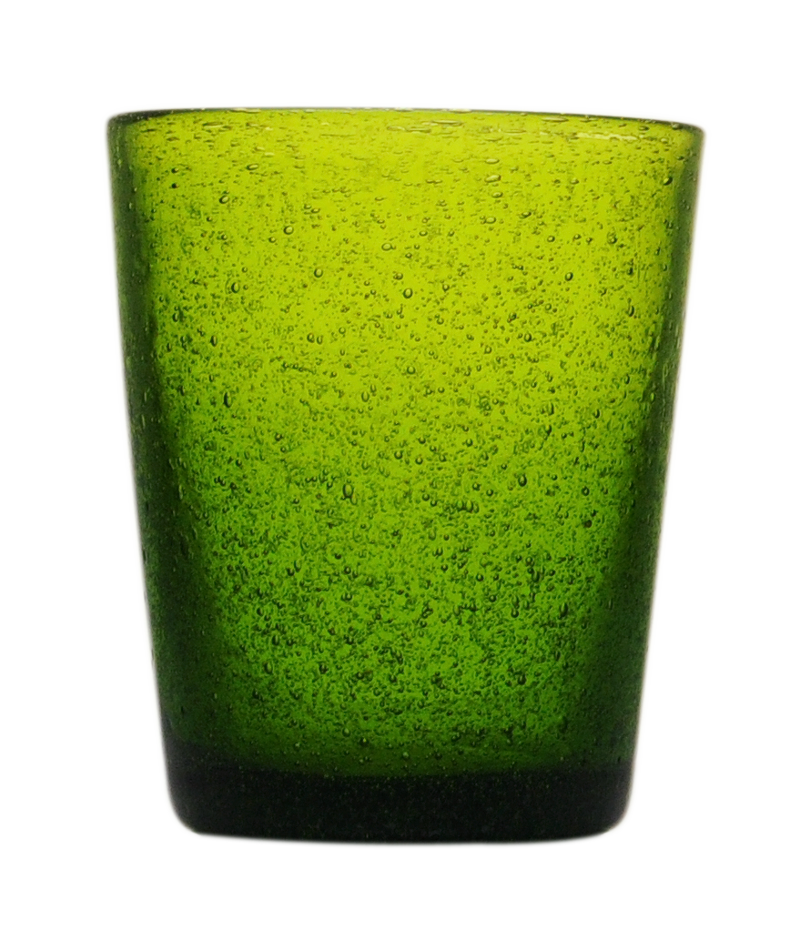 Memento Glass Tumbler - Olive