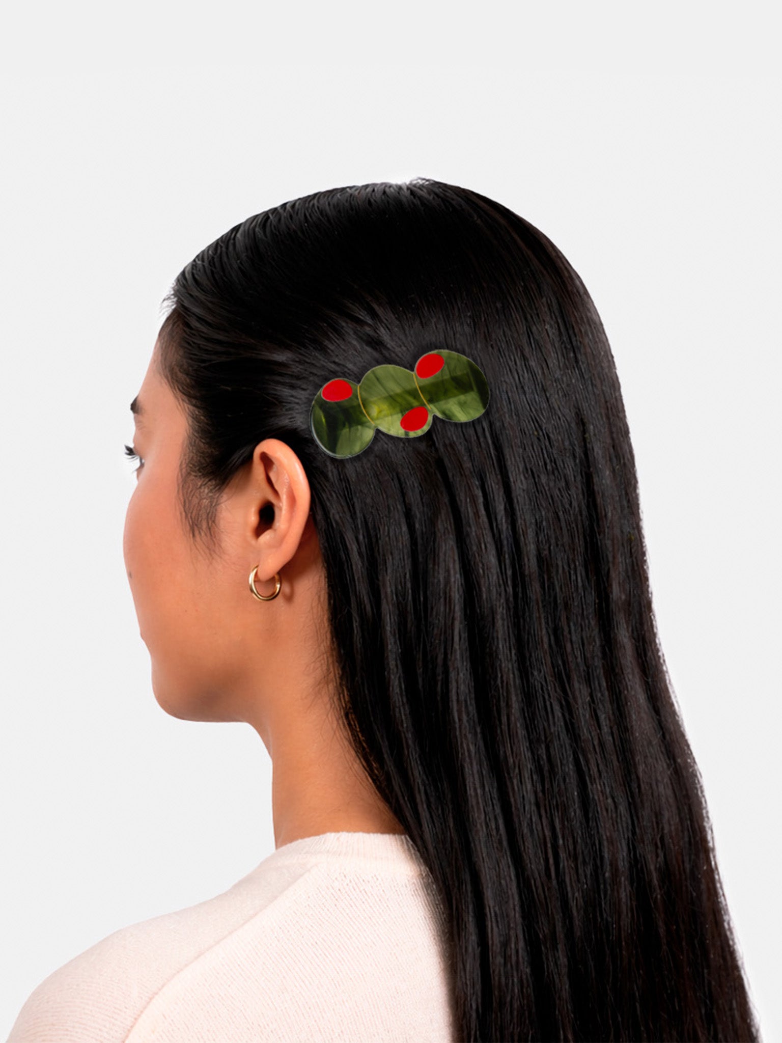 Olive Hair Clip