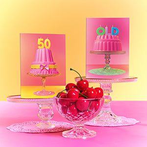 Old Cake Greeting Card styled shot