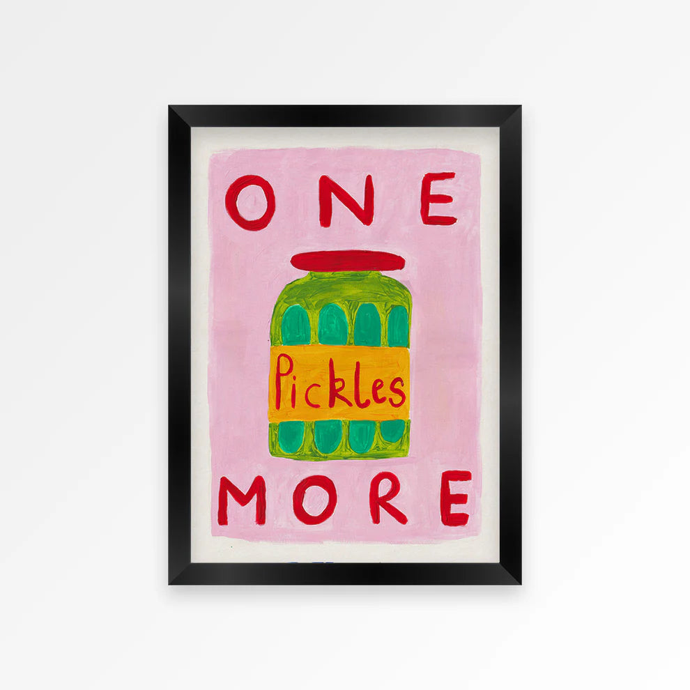 One More Pickle print A5 by Proper Good Abbie Franks