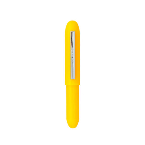 Hightide Penco Bullet ballpoint pen in yellow, capped and posted