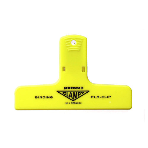 Hightide Penco Clampy binder clip in neon yellow